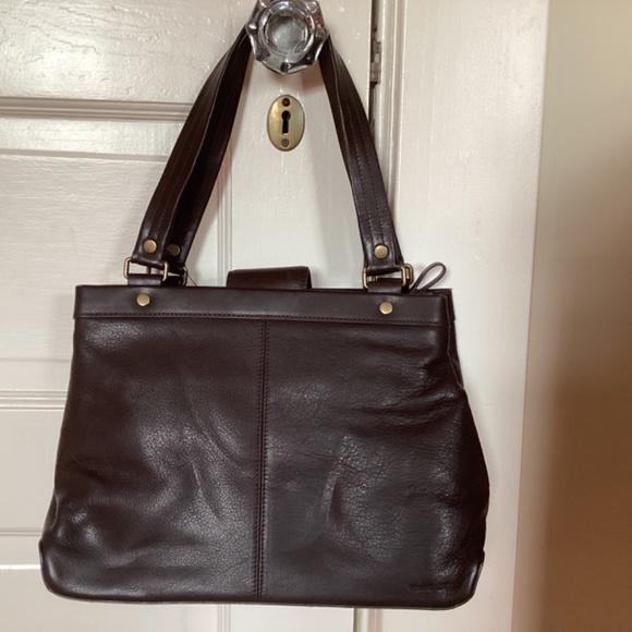 NWT Jones of New York  Dark Brown soft leather handbag - Picture 3 of 14